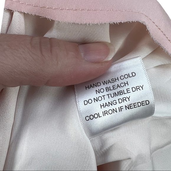 NWT NBD Senseless Deep V Neck & Open Back Pale Pink Dress Size M - Picture 10 of 10